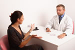 Women speaking with Doctor
