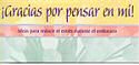 Gracias por pensar en mi!